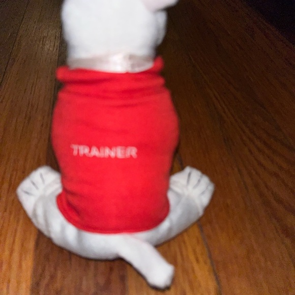 Target Bullseye Plush Dog Collectible TRAINER TELL SHOW DO REVIEW Medal 6" 2008 - Picture 6 of 7